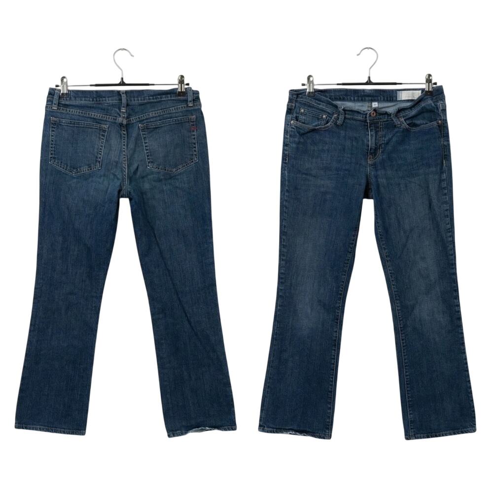 Gap Bootcut Jeans Size 10 Medium Wash Stretch Denim Modern Western Classic Y2K